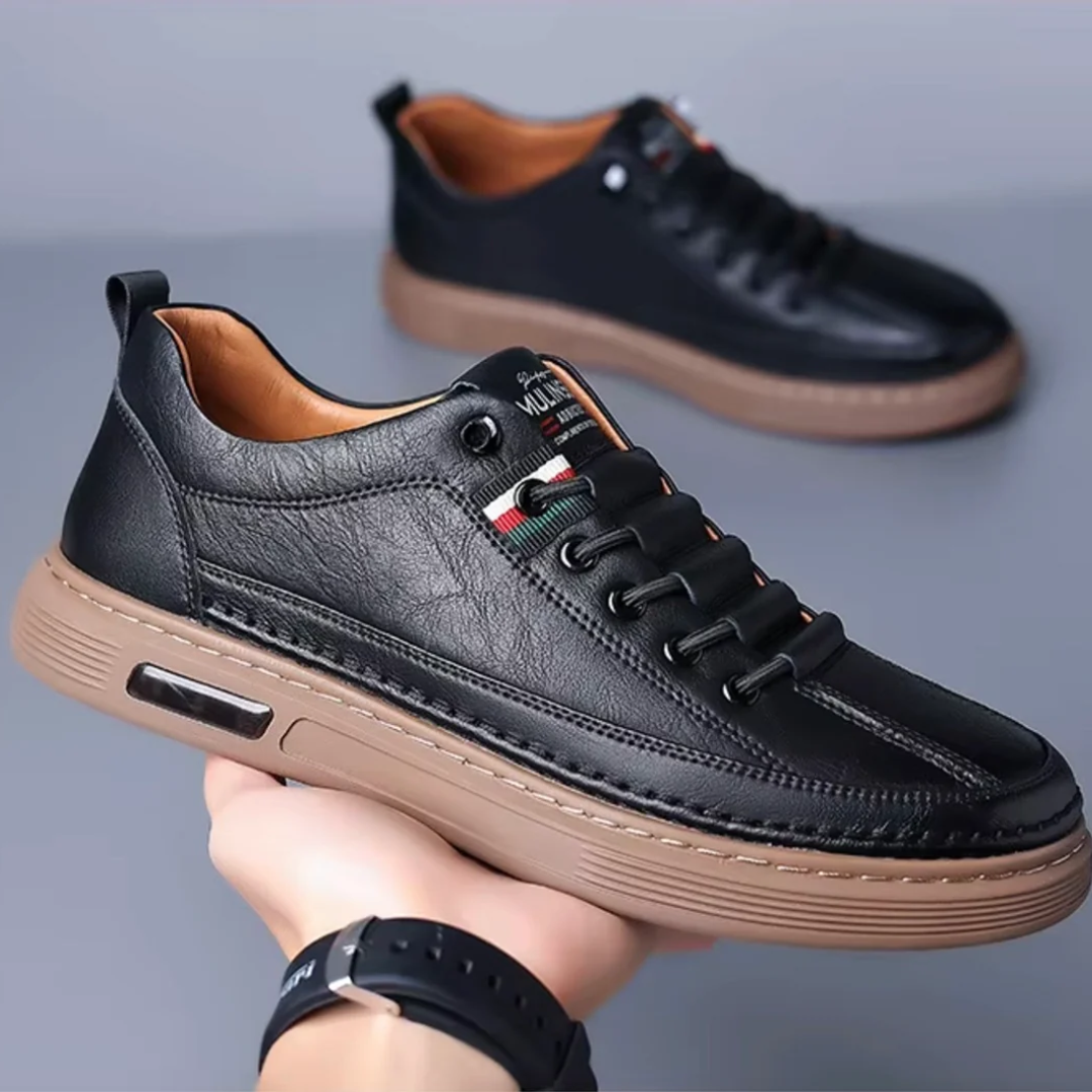 Sapato Ortopédico Italiano de Couro Legítimo [PAGUE 1 LEVE 2]