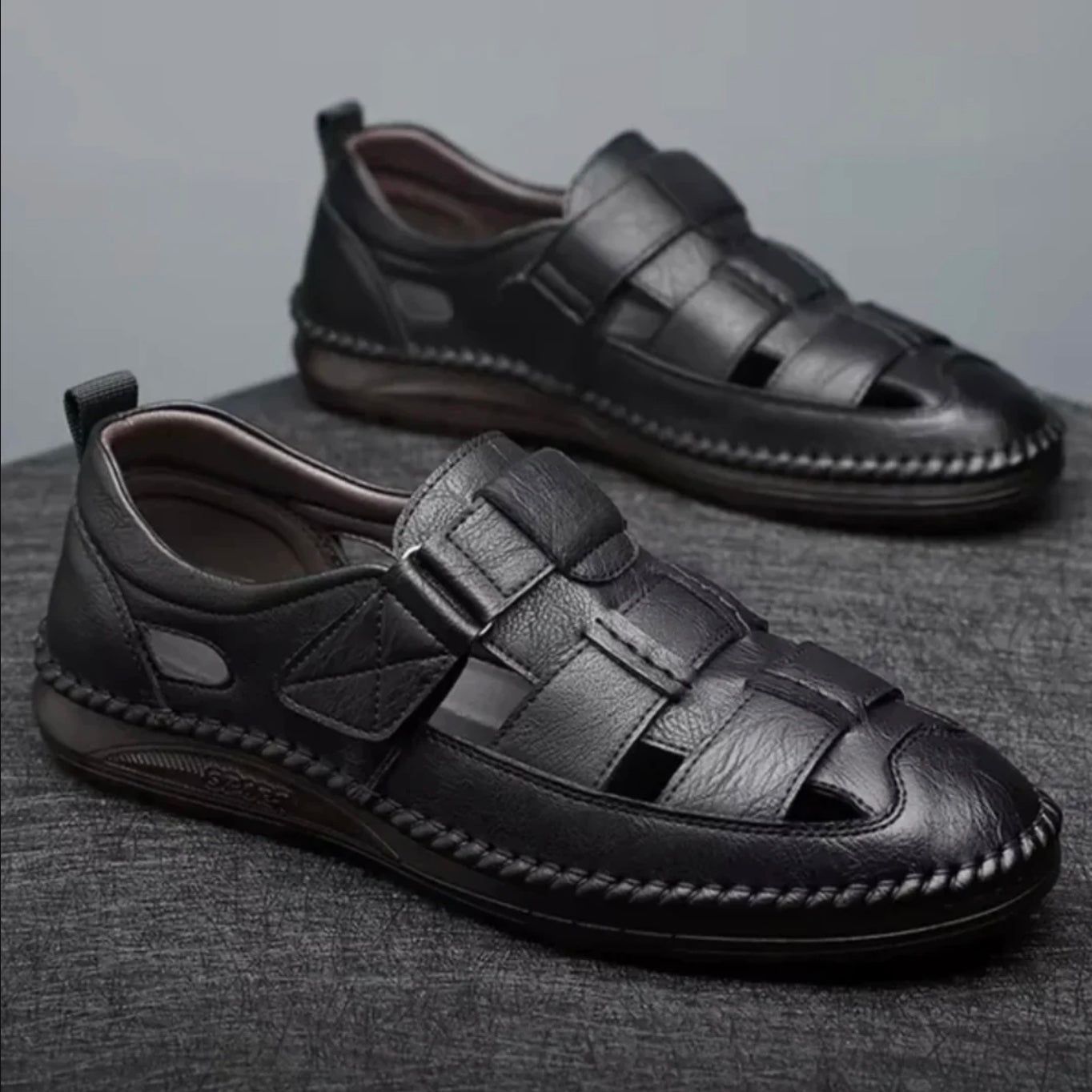 Mocassim Sandália Italiana de Couro Legítimo [PAGUE 1 LEVE 2]